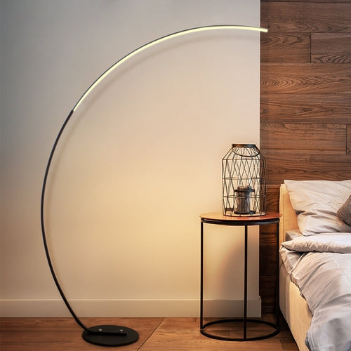Lampadaire LED arc design RGB – Lumière d'ambiance avec télécommande