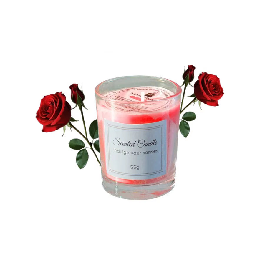 Bougie parfumée senteur Rose