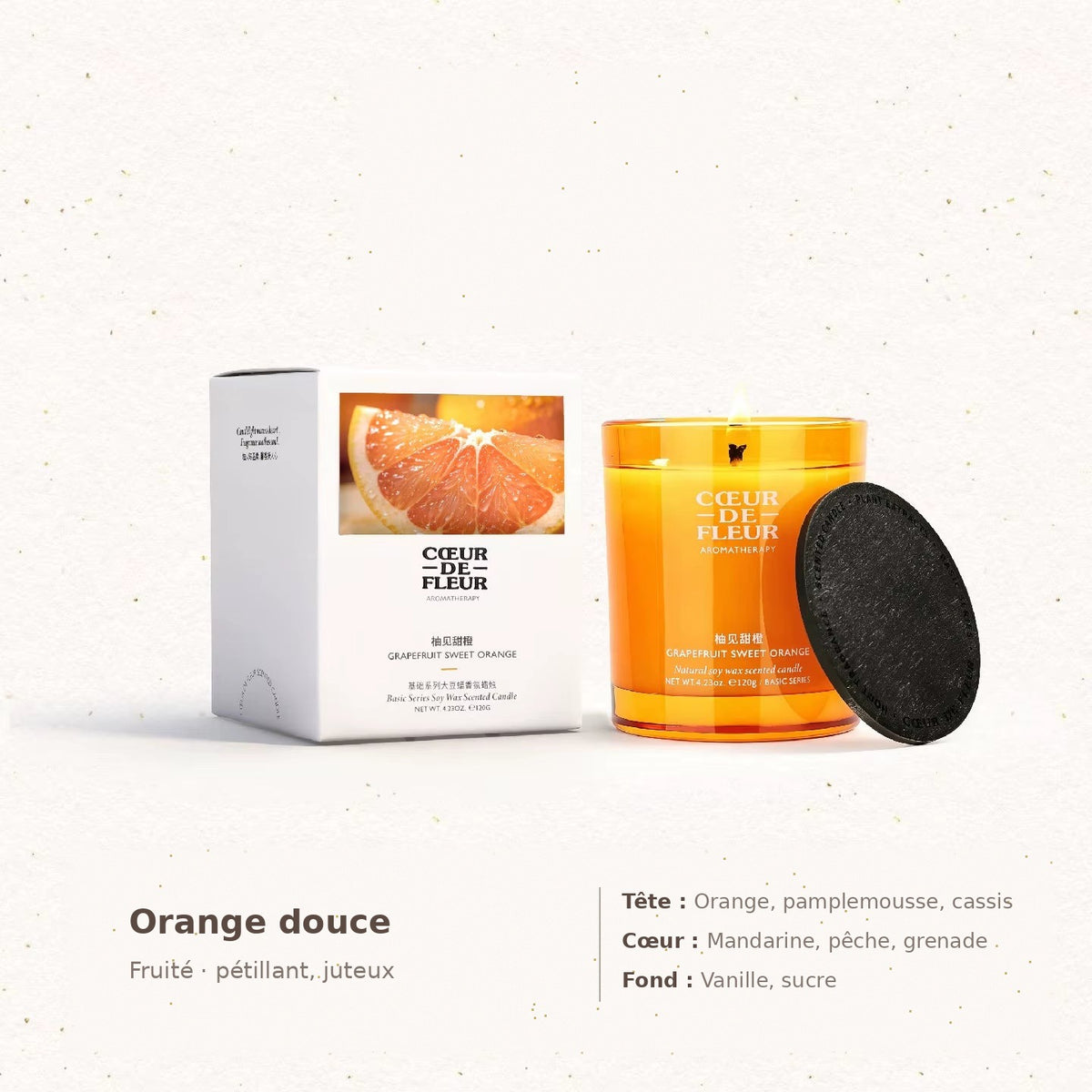 Bougie parfumée Orange douce