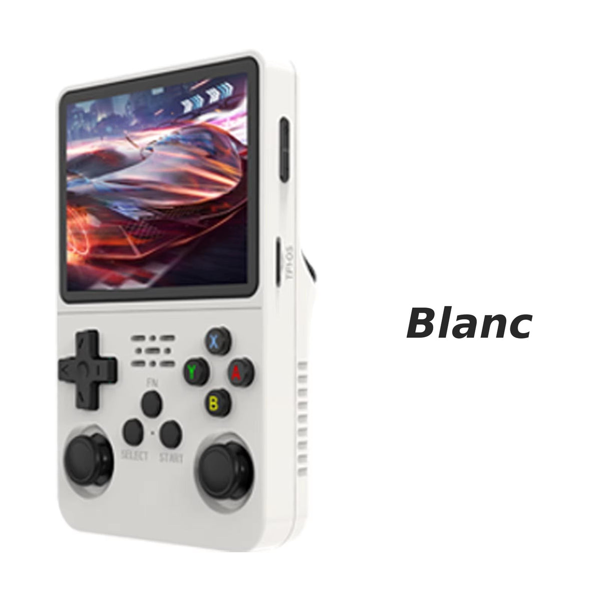 Console rétro portable blanche