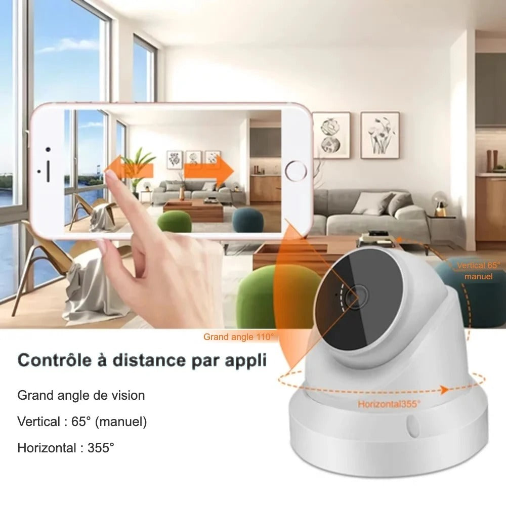 Caméra babyphone 1080P – contrôle par appli