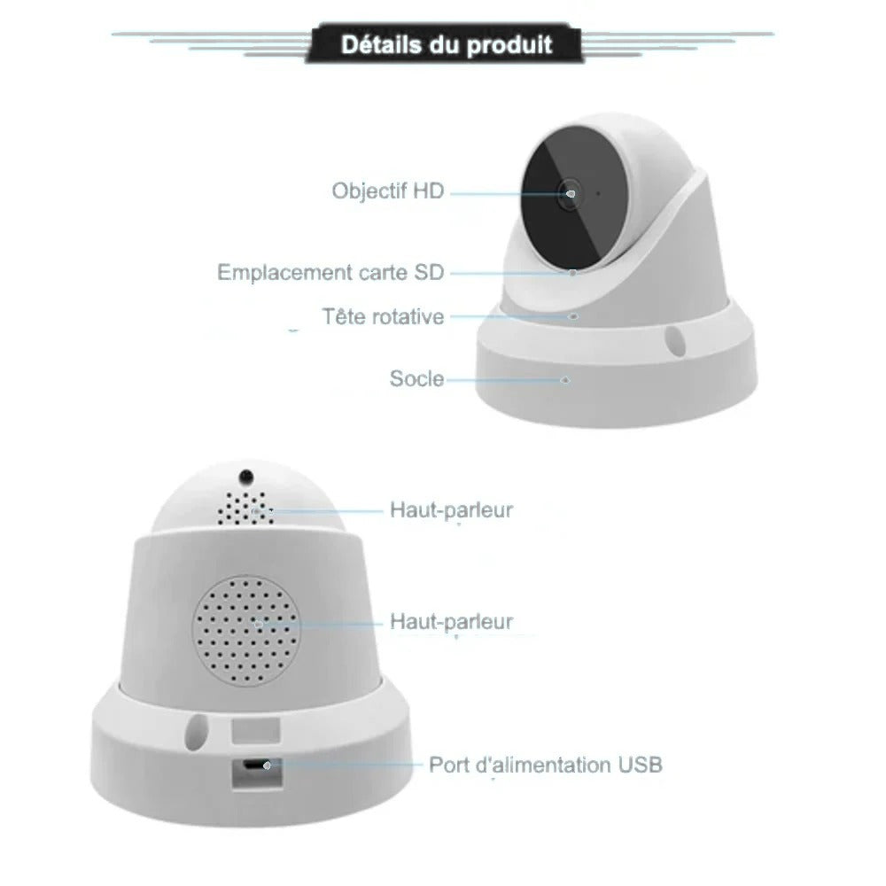 Caméra babyphone 1080P – détails du produit