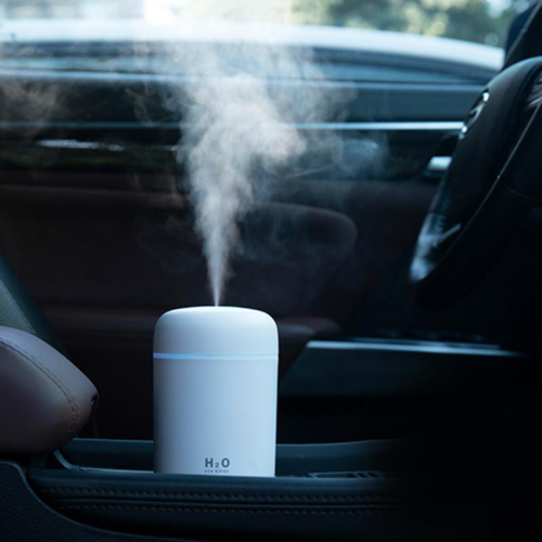 Mini humidificateur USB 300 ml – Brume réglable et veilleuse colorée