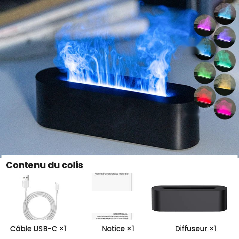 Contenu du colis diffuseur noir