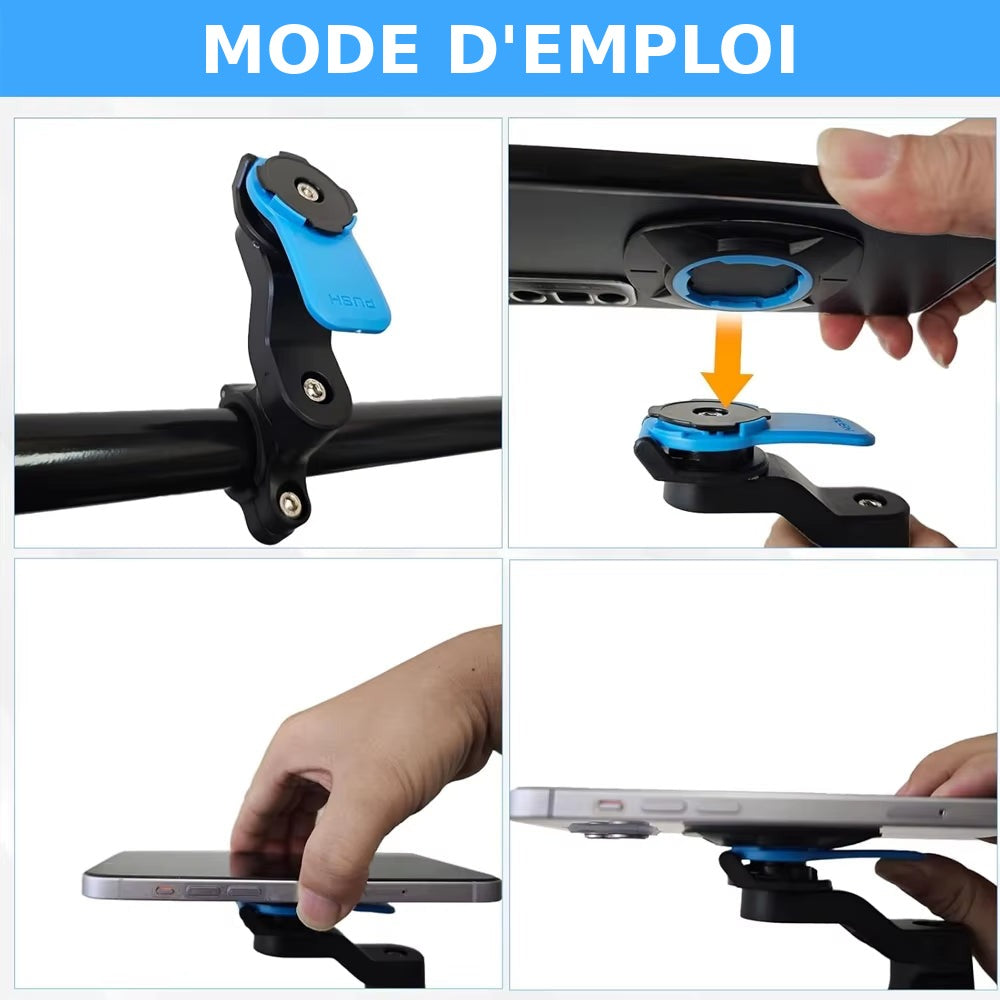 Mode d'emploi du support téléphone guidon