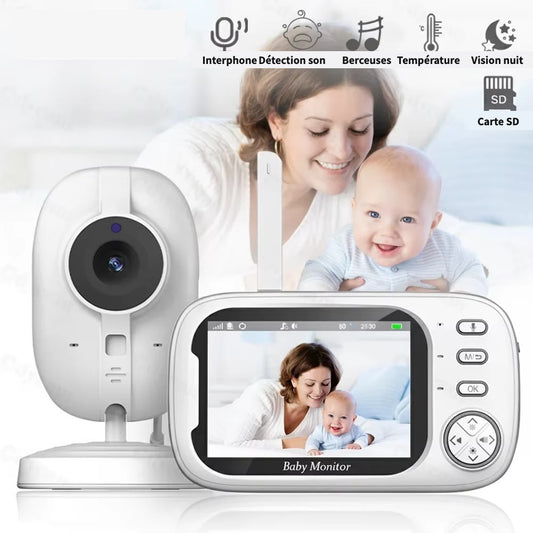 Babyphone vidéo avec caméra et écran LCD – vue 2