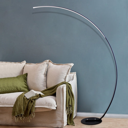 Lampadaire LED arc design RGB – Lumière d'ambiance avec télécommande