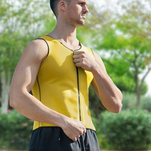 Pack appareil abdominaux pliable + gilet sauna homme