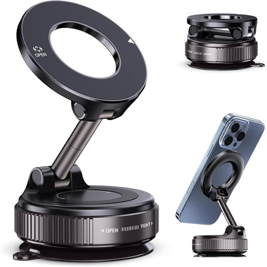 Support téléphone magnétique 360° à ventouse