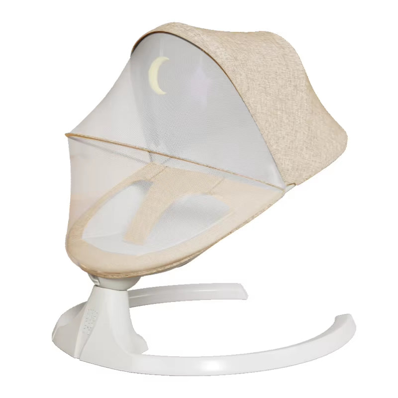 Balancelle électrique pour bébé coloris kaki