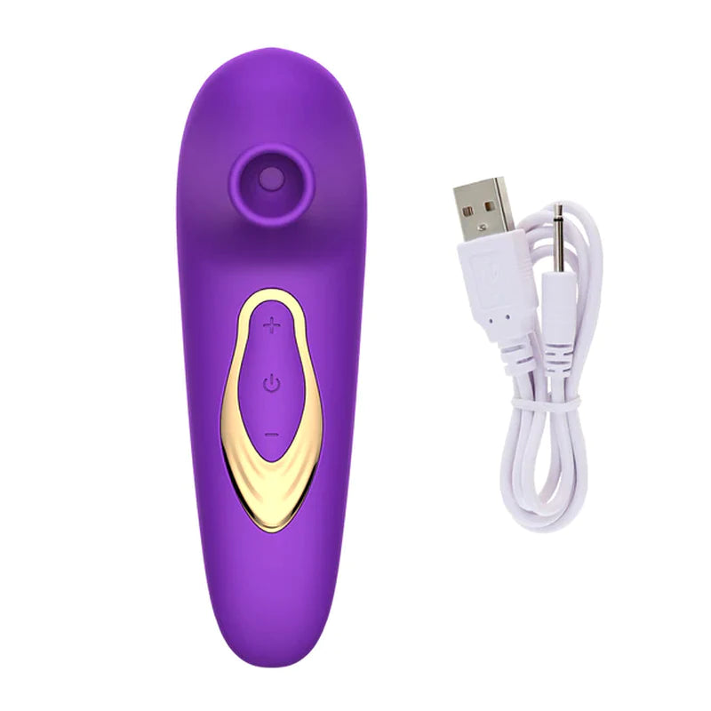 Stimulateur à ondes de pression violet avec câble USB