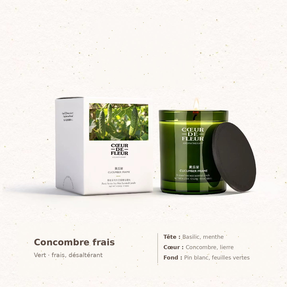 Bougie parfumée Concombre frais