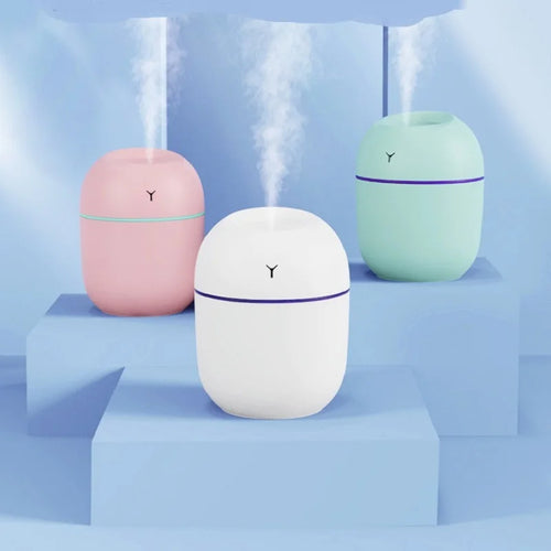 Humidificateur mini diffuseur d'huiles essentielles USB – Veilleuse LED