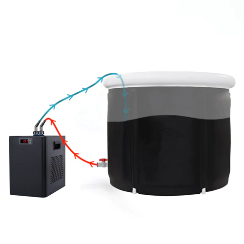 Bain froid de récupération portable