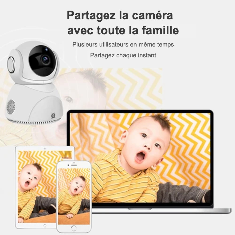 Caméra Wi-Fi 360° – partage avec la famille