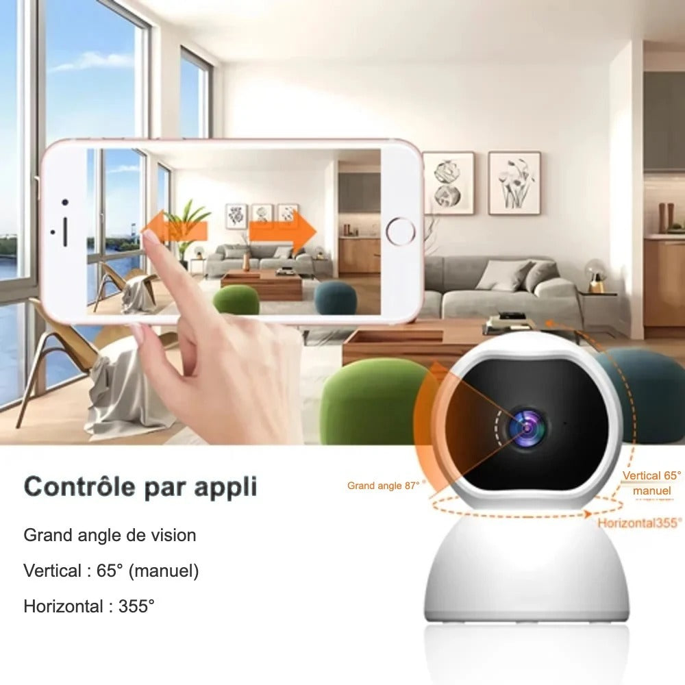 Caméra de surveillance intérieure – contrôle par appli
