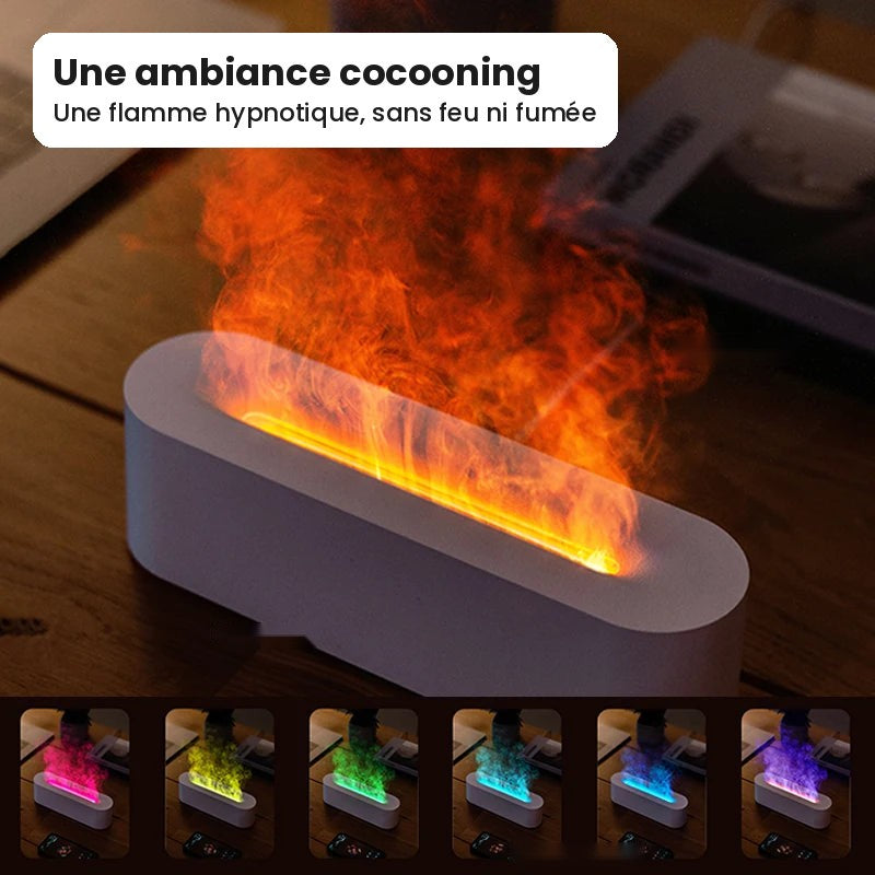 Diffuseur effet flamme ambiance cocooning