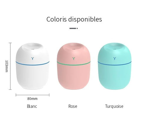 Coloris disponibles : blanc, rose et turquoise